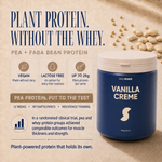 Vanilla Creme Daily Shake plant protein with pea and faba beans, vegan and lactose free